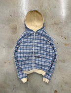 CREAM/BLUE 2-SIDED ZIPPER