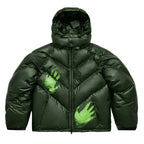 GREEN/BLACK TOUCHPAD PUFFER