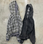 LIGHT GREY/GREY 2-SIDED ZIPPER