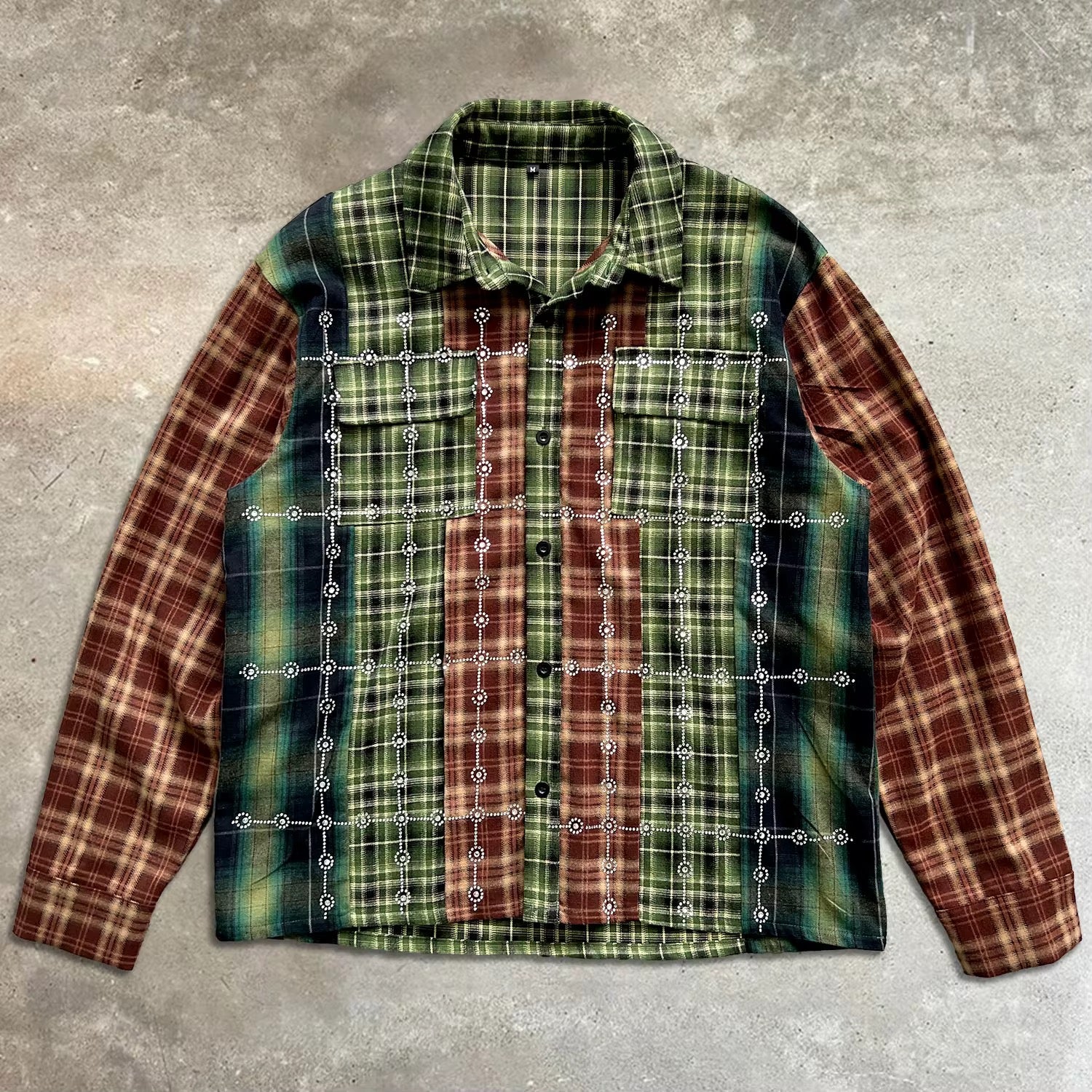 GREEN FLANNEL SHIRT